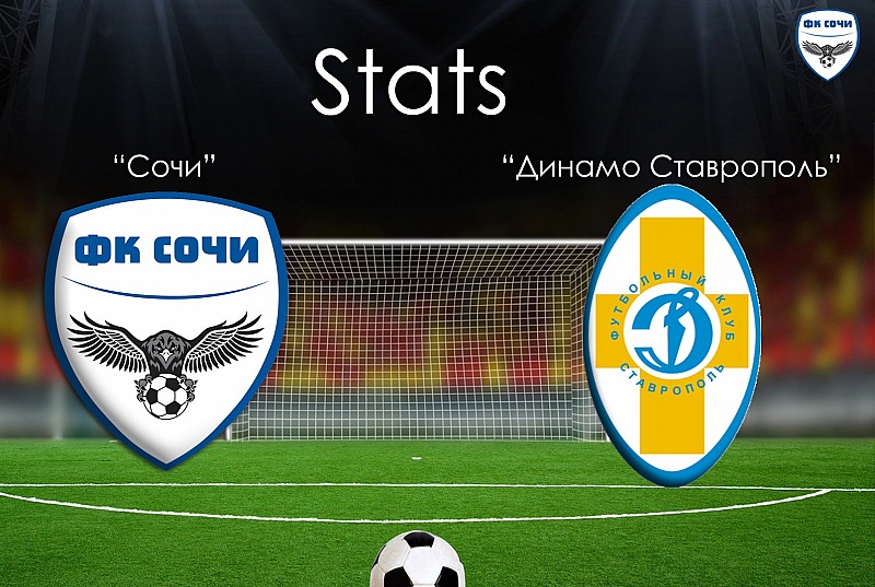 «Сочи» - «Динамо» (Ставрополь). Статистика